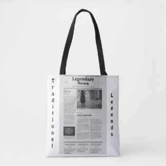 Newspaper Tote Tygkasse