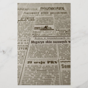 Newsprint Brevpapper