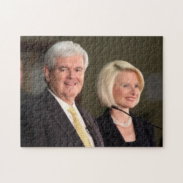 Newt & Calista Gingrich Pussel (Horisontell)
