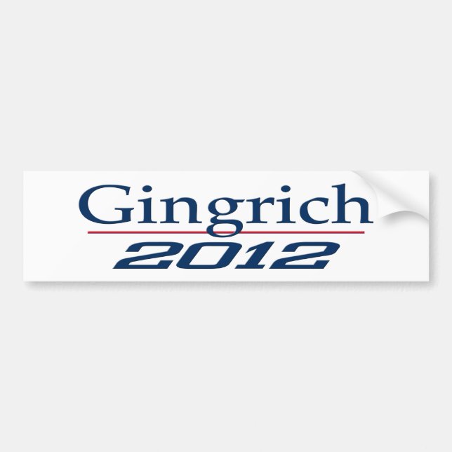 Newt Gingrich 2012 (v100) Bildekal (Framsidan)