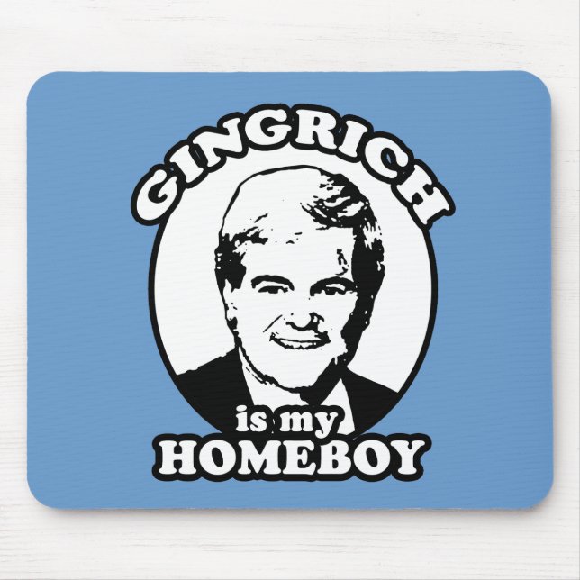 Newt Gingrich är min homeboy Musmatta (Framsidan)