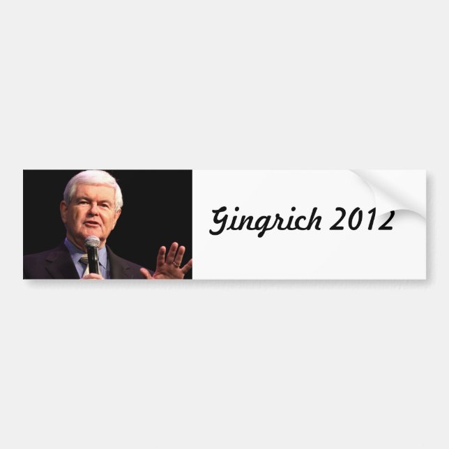 Newt Gingrich Bildekal (Framsidan)
