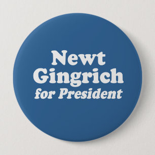 NEWT GINGRICH FÖR PRESIDENT 2 KNAPP