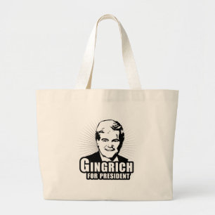 Newt Gingrich för president Jumbo Tygkasse