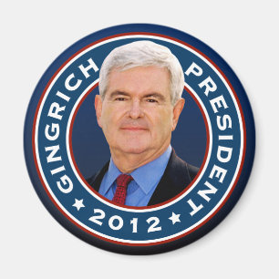 Newt Gingrich konservativ för president Magnet