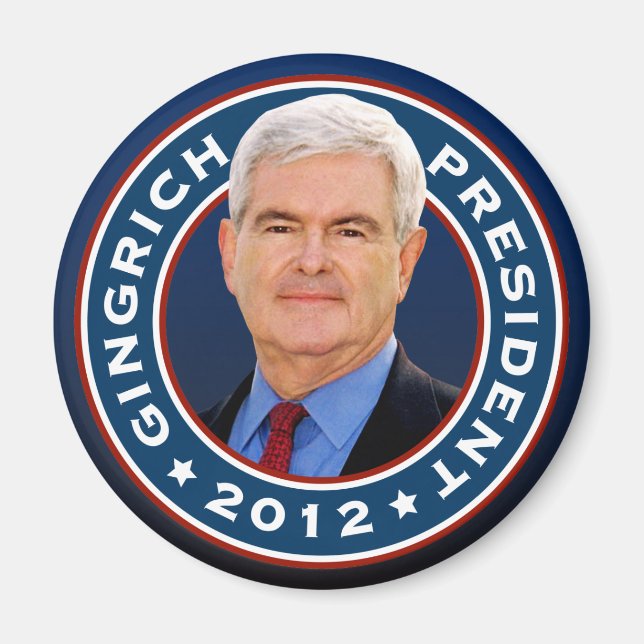 Newt Gingrich-Konservativet, talman Magnet (Framsidan)