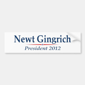 Newt Gingrich president 2012 (v103) Bildekal