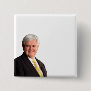Newt Gingrich - skriv din egna text Knapp