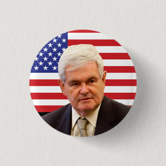 Newt Gingrich & U.S.-flagga Knapp