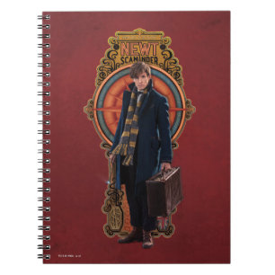 NEWT SCAMANDER™ Art nouveau Anteckningsbok Med Spiral