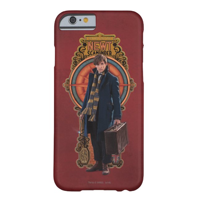 NEWT SCAMANDER™ Art nouveau Case-Mate iPhone Skal (Baksidan)