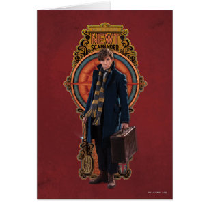NEWT SCAMANDER™ Art nouveau Hälsningskort