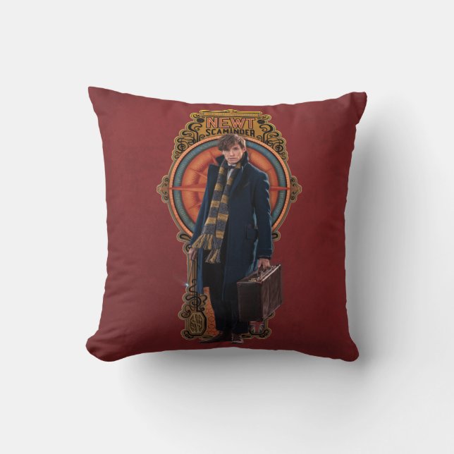 NEWT SCAMANDER™ Art nouveau Kudde (Framsida)