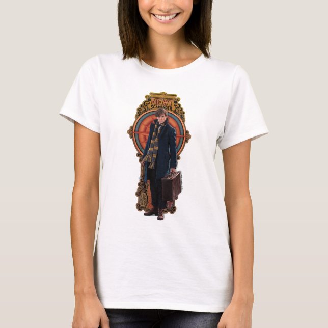 NEWT SCAMANDER™ Art nouveau T Shirt (Framsida)