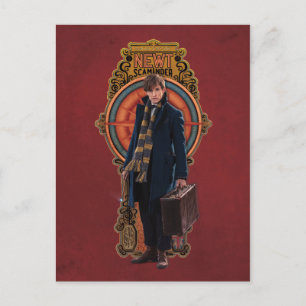 NEWT SCAMANDER™ Art nouveau Vykort