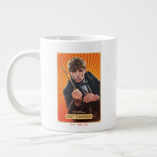 Newt Scamander Character Graphic Jumbo Mugg (Vänster)