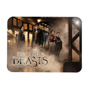 NEWT SCAMANDER™ & Co. vid Tåg Station Magnet