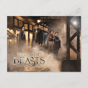 NEWT SCAMANDER™ & Co. vid Tåg Station Vykort