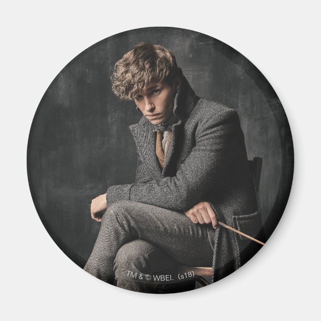 NEWT SCAMANDER™-foto Magnet (Framsidan)