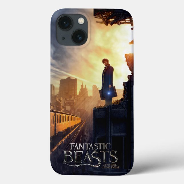NEWT SCAMANDER™ i förstört Byggnad (Baksida)
