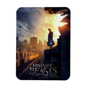 NEWT SCAMANDER™ i förstört Byggnad Magnet