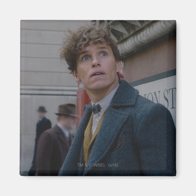 NEWT SCAMANDER™ i London Photo Magnet (Framsidan)