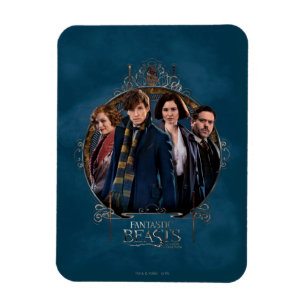 NEWT SCAMANDER™ och företaget Art nouveau Ram Magnet