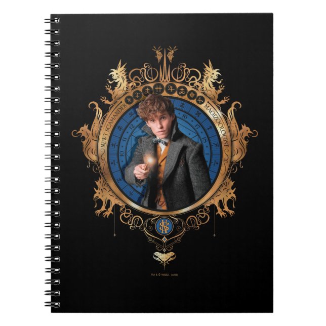NEWT SCAMANDER™ Porträtt Anteckningsbok (Framsidan)