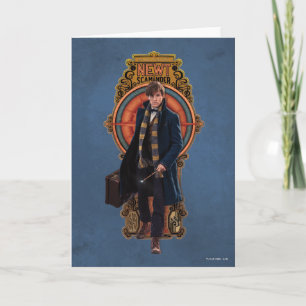 NEWT SCAMANDER™ som går art nouveaupanelen Kort