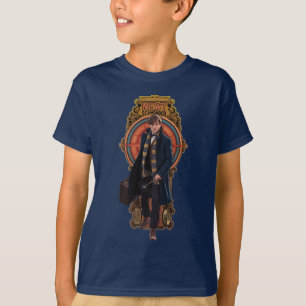 NEWT SCAMANDER™ Walking Art nouveau Panel Tröja