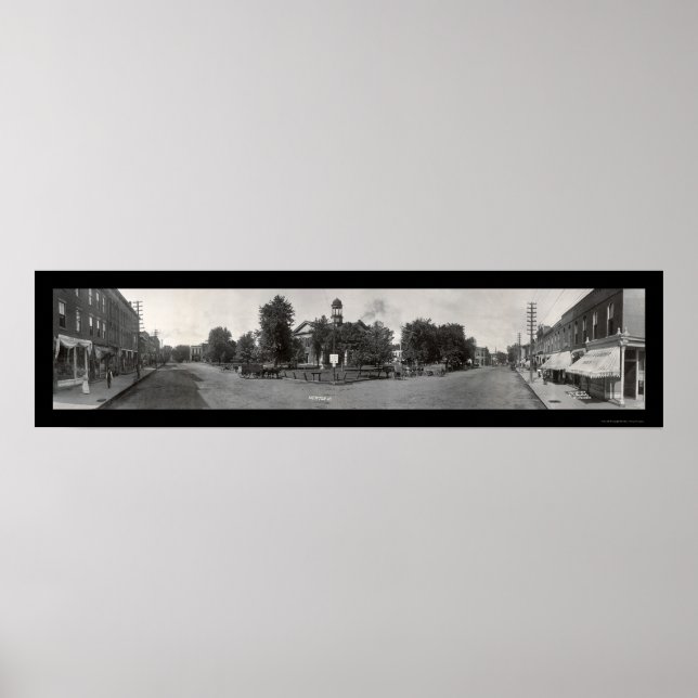 Newton, Iowa Photo 1907 Poster (Framsidan)