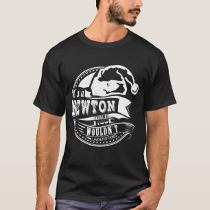 Newton- Jul Personlig Namn T Shirt
