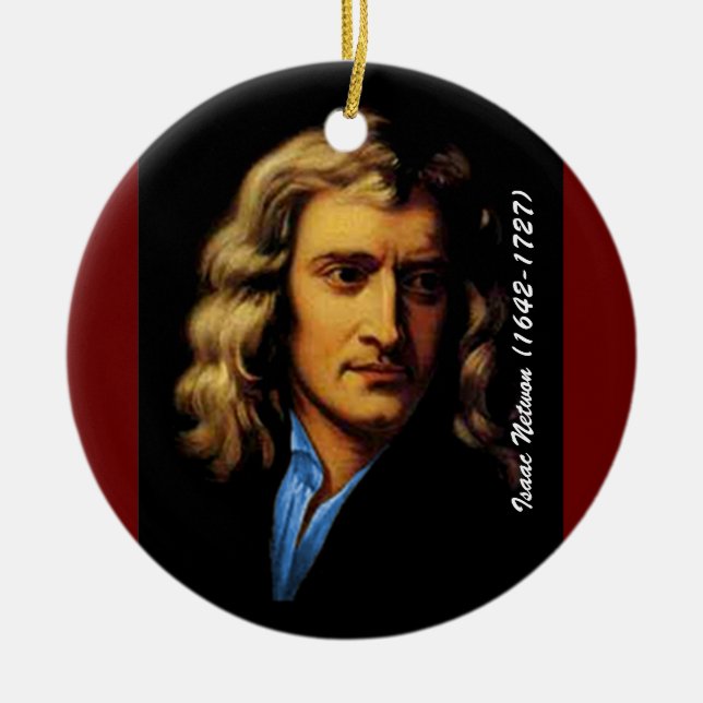 Newton Julgransprydnad Keramik (Framsidan)