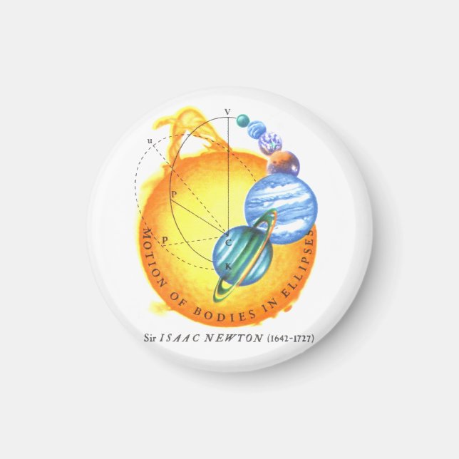 Newton Orbit Magnet (Framsidan)