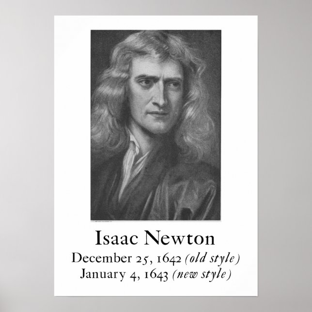 Newton Poster (Framsidan)
