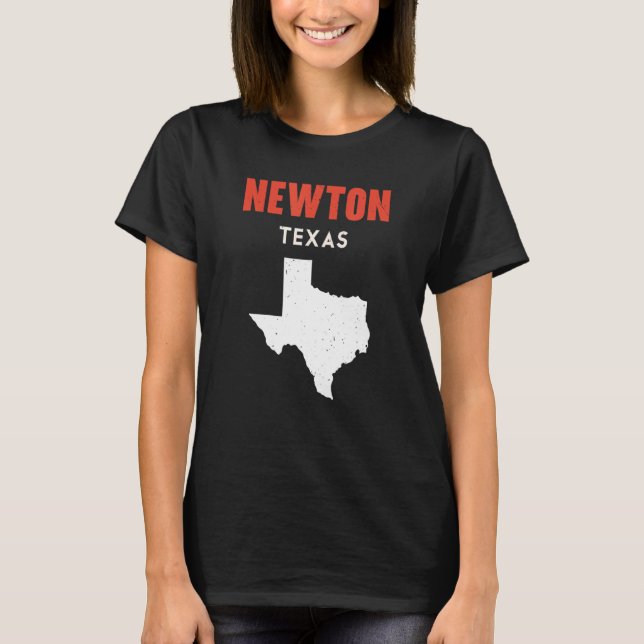 Newton Texas USA: USA: USA: s Travel Texas T Shirt (Framsida)