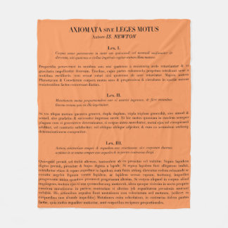 Newtons lag av Rörelse ull kastar filtmelon Fleecefilt