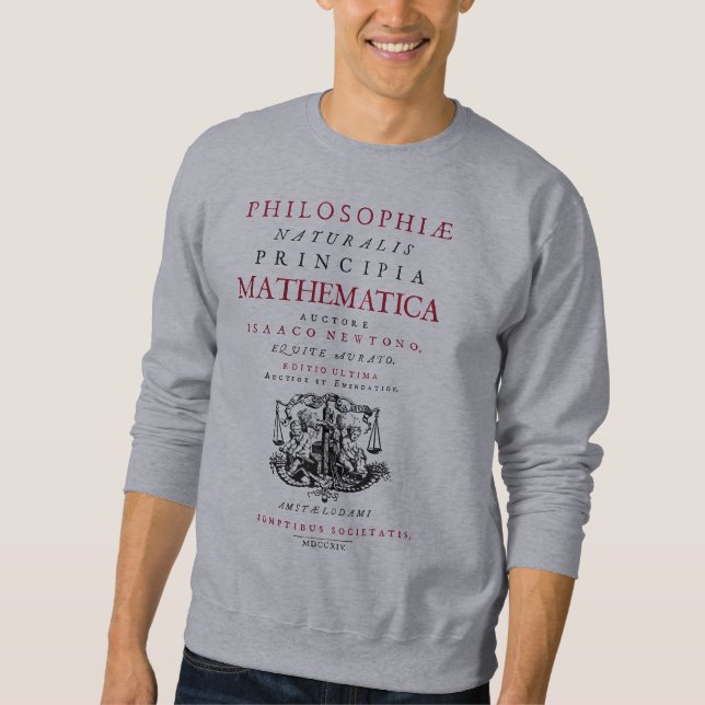 Newtons Principia Lång Ärmad Tröja (Framsida)