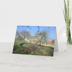 Newtons träd på det Woolthorpe säterit Kort