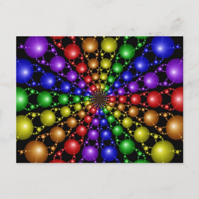 Newtons vykort för regnbåge (Framsida)