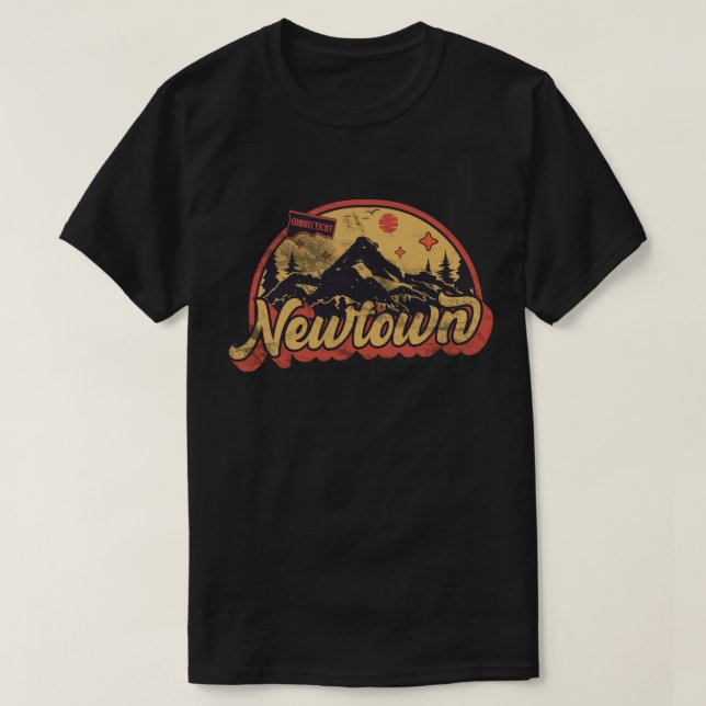Newtown, Connecticut T Shirt (Design framsida)