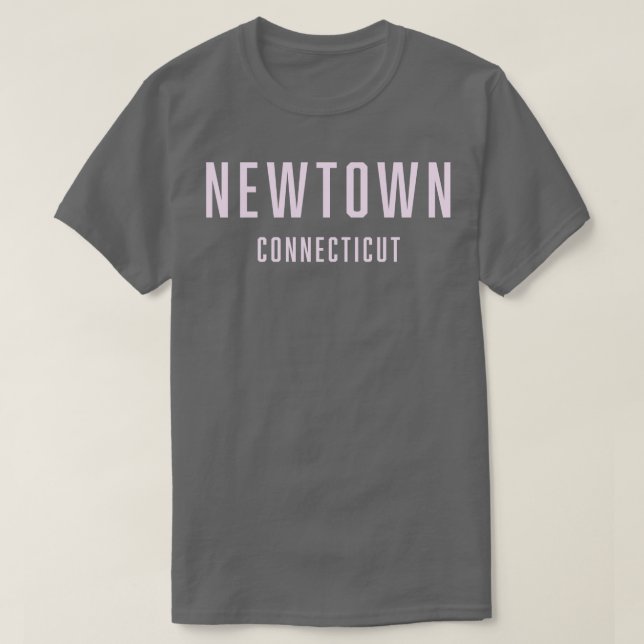 Newtown Connecticut TShirt T Shirt (Design framsida)