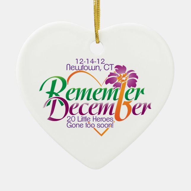 Newtown Memorial Heart Ornament (Framsidan)