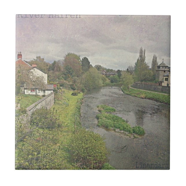 Newtown, Powys Kakelplatta (Framsidan)