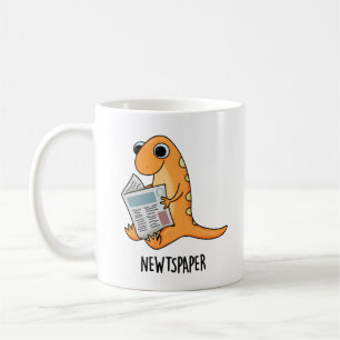 Newtspaper Funny Newt Pun Kaffemugg
