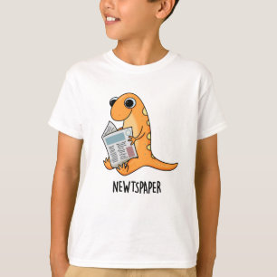 Newtspaper Funny Newt Pun T Shirt