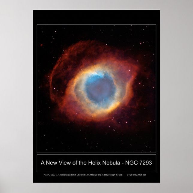 NewViewOfHelixNebula-NGC7293-20 Poster (Framsidan)