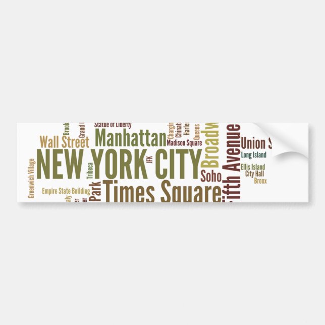 NewYork bildekal (Framsidan)