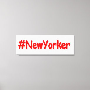 "#NewYorker " Cute Design. Köp nu Canvastryck