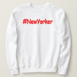 "#NewYorker " Cute Design. Köp nu Lång Ärmad Tröja